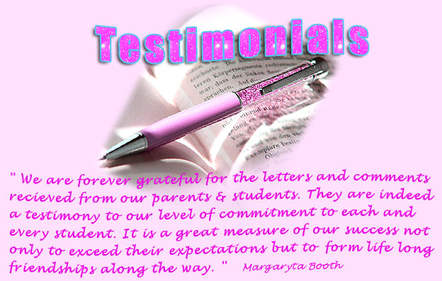 Pink Pearl Gymnastics testimonials