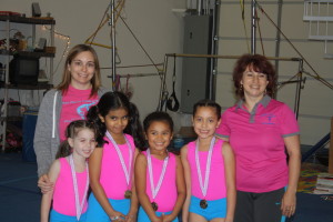 Gymnastics medals