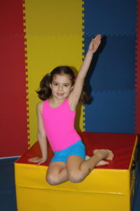 posing for gymnastics